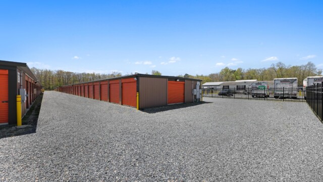 drive-up storage units and vehicle parking at RT 24 Self Storage in Millsboro, DE